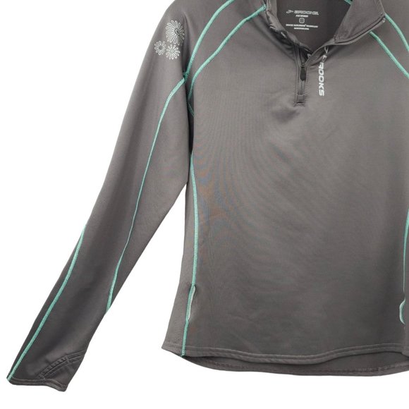 Brooks Performance Activewear 1/4 Zip Pullover Womens M Equilibrium Technology - Picture 13 of 16